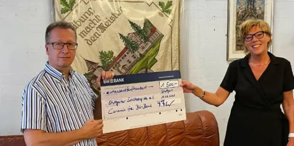Bild zur Pressemitteilung: BW-Bank Prämiensparen (PS-Sparen): 1.500 Euro für Stuttgarter Schützengilde
