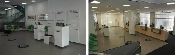 Bild zur Pressemitteilung: Wiedereröffnung nach Umbauphase: BW-Bank Filiale Marienplatz zeigt sich in neuem Look