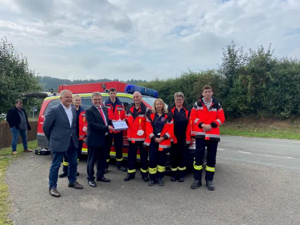 Bild zur Pressemitteilung: Neuer Pulsoximeter für Feuerwehr Wollmerschied