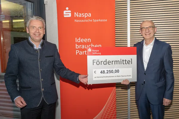 Bild zur Pressemitteilung: Hilfe in schwierigen Zeiten: Die Naspa Stiftung fördert Projekte von Vereinen