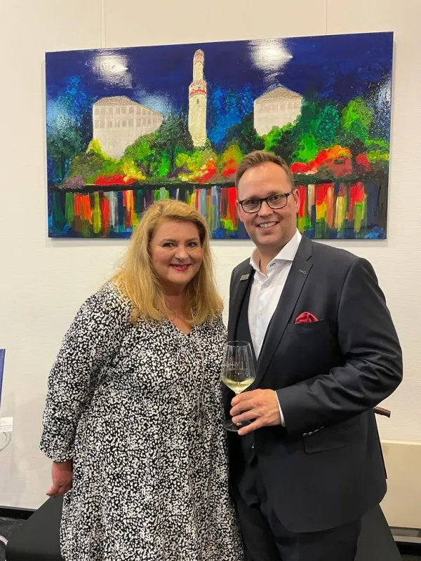 Bild zur Pressemitteilung: Marie-Luise Rieger stellt bei der Naspa in Bad Homburg aus