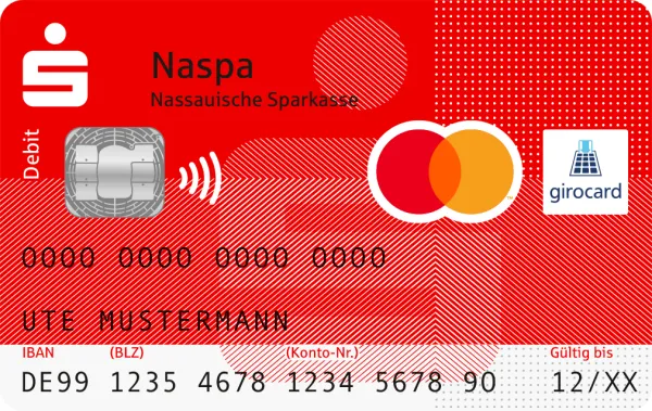 Bild zur Pressemitteilung: Neue Naspa-Sparkassencards mit erweiterten Bezahlmöglichkeiten