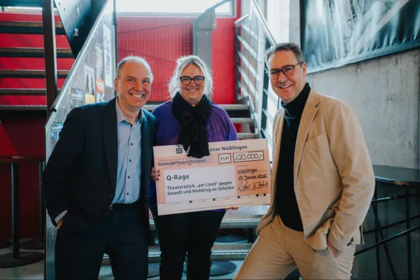 Bild zur Pressemitteilung: 120.000 Euro für präventives Theaterstück „Am Limit!“
