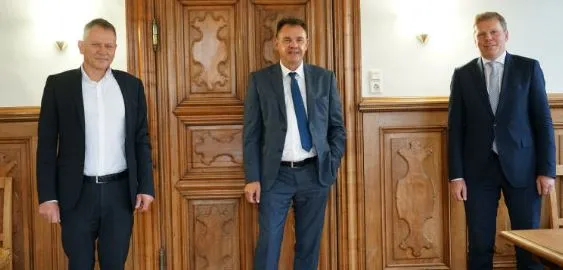 Bild zur Pressemitteilung: Veränderungen am Standort Leutkirch: Klaus Namer, Leiter PVM am Standort Leutkirch, geht in den Vorruhestand