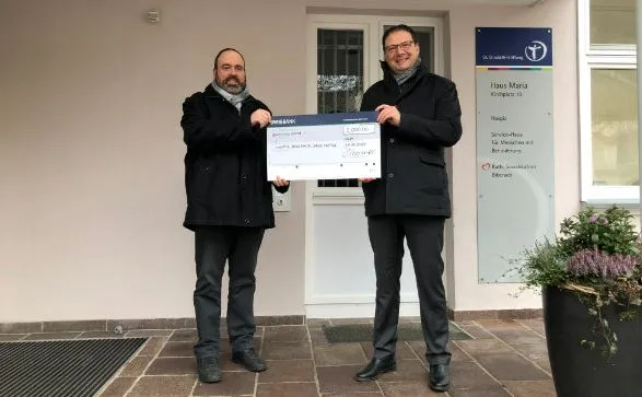 Bild zur Pressemitteilung: Spende der BW-Bank in Biberach: 2.000 Euro an das Hospiz Haus Maria