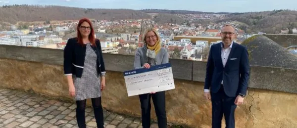 Bild zur Pressemitteilung: BW-Bank Ostwürttemberg hat 1.500 Euro gespendet: Lachen auf Kindergesichter gezaubert