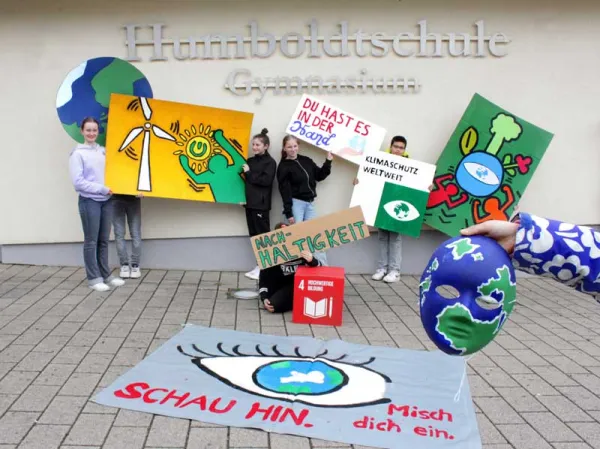 Bild zur Pressemitteilung: Klimaschutz-Preis für Humboldtschule aus Bad Homburg