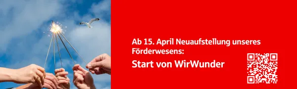 Bild zur Pressemitteilung: WirWunder – die neue Förderplattform der KSK geht an den Start