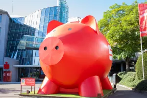 Bild: Weltrekordsparschwein Louise